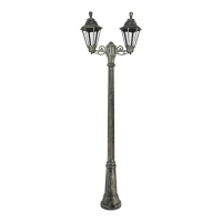 Уличный фонарь Fumagalli Gigi Bisso/Rut 2L E26.156.S20.BXF1R