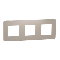 Рамка 3-постовая Schneider Electric Unica New NU280627