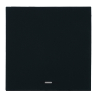 Выключатель 1-клавишный c индикатором (механизм) Stekker Мия 250В 10А RSW10-3101-05 черный бархат 50445