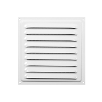 Решетка вентиляционная вытяжная стальная 2525 ZERNBERG 10192321 00-019232  