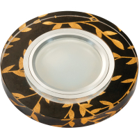 Встраиваемый светильник Fametto Luciole DLS-L204 GU5.3 CHROME/BLACK UL-00000379