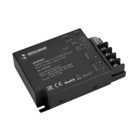 Диммер Arlight SMART-PWM-101-73-DIM-PD-SUF Black (12-48V, 1х20A, 2.4G) (IARL, IP20 Металл) 028175(1)