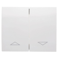 Лицевая панель Legrand Galea Life выключателя жалюзи белая 777014