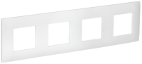 SKANDY Рамка 4-местная SK-F04W арктический белый IEK SK-M42-K01