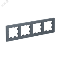 Рамка четырехпостовая ATLASDESIGN универсальная грифель Systeme Electric ATN000704