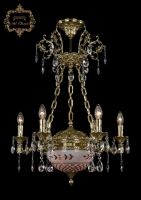 Подвесная люстра Art Classic 31.51.6.CK125SP.250SP.G.Sp.Amber.White.1B ArtClassic