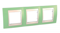 Рамка 3-постовая Schneider Electric Unica Хамелеон MGU6.006.563
