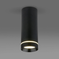 Потолочный светодиодный светильник Elektrostandard DLR022 12W 4200K черный матовый 4690389102967