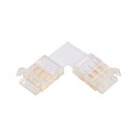 Коннектор угловой для ленты SMD CCT шириной 10мм, комплект 3шт WOLTA WLS-3PIN-CCT-SMD-10MM-L