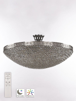 Потолочная люстра Bohemia Ivele Crystal 19321/55IV/LED-DIM Ni