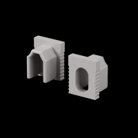 Комплект заглушек для профиля 08×09 10шт Maytoni Led Strip ALM-0809-EC 642069