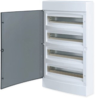 Щит распределительный навесной Unix белая дверь 4х18 модулей IP40 PROxima EKF uх-4х18-nw