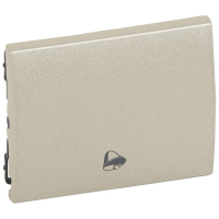 Лицевая панель Legrand Galea Life выключателя Звонок титановая 771446