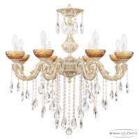 Подвесная люстра Bohemia Ivele Crystal AL79101/8/250 B WMG P Amber/M-1F
