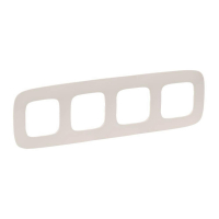 Рамка 4-постовая Legrand Valena Allure Слоновая кость 754314