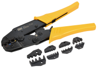 Набор клещи обжимные КО-01 + 4 сменных матриц ARMA2L 3 IEK A2L3-NK11-05-01