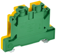 Колодка клеммная CTS-PEN земля 6мм2 желто-зеленая IEK YCT11-00-K52-006