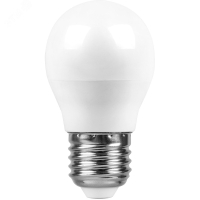 Лампа светодиодная LED 13вт Е27 теплый матовый шар SAFFIT SBG4513 55160