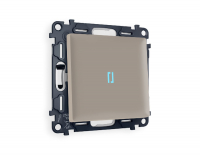 Комплект механизма 1-кл проходного выключателя с подсветкой Ambrella Volt Alfa MA362040