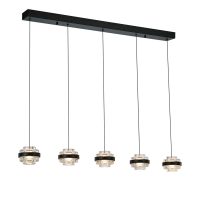 Подвесная люстра Delight Collection Indiana MD22030002-5B black/clear