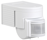 Датчик движения ДД 012 белый, макс. нагрузка 1100Вт, угол обзора 180град., дальность 12м, IP44, IEK LDD10-012-1100-001