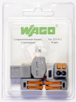 Клемма 2х0.08-2.5мм (5шт) WAGO 222-412-5 2550