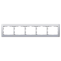 Рамка 5-постовая Legrand Galea Life алюминий 771305