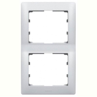 Рамка 2-постовая Legrand Galea Life алюминий 771306