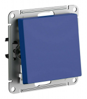 Выключатель 1-клавишный скрытый монтаж Systeme Electric Atlasdesign аквамарин ATN001111