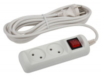 Удлинитель электрический Эра U-2s-1.5m-2х1 Б0044046