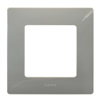 Рамка 1-постовая Legrand Etika светлая галька 672521