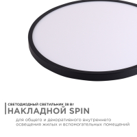 Накладной светильник Apeyron Spin 18-137