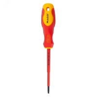 Отвертка диэлектрическая 1000В VDE SL4 х 100 мм Rage 397027