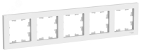 ATLASDESIGN 5-постовая РАМКА, универсальная, ЛОТОС Systeme Electric ATN001305