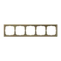 ARTGALLERY рамка 5-постовая, золото Systeme Electric GAL001605