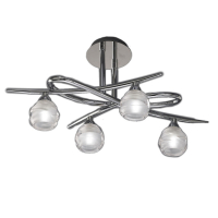 Потолочная люстра Mantra Loop Chrome 1803