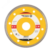 Диск алмазный отрезной ультратонкий 125х22.2х1.4х10 мм Kranz KR-90-0141