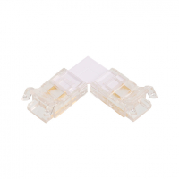 Коннектор угловой для одноцветной SMD ленты шириной 8мм, комплект 3шт WOLTA WLS-2PIN-8MM-MONO-L