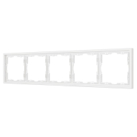 Рамка пластиковая Arlight FRM-NOBE-SFPL-5-WH 054227