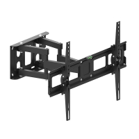 Кронштейн для телевизора 37'-70' дюймов наклонно-поворотный двойное колено HOME, REXANT 38-0370