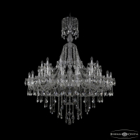 Подвесная люстра Bohemia Ivele Crystal 1415/24+12/530/XL-186 Ni