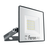 Прожектор светодиодный ДО-20w 6400К 1600Лм IP65 черный Feron.PRO FERON LL-1000 41538