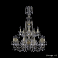 Подвесная люстра Bohemia Ivele Crystal 1402/10+5/240/XL-90/2d G