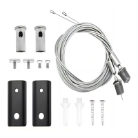 Комплект кронштейнов для подвесного монтажа магнитного шинопровода 2 шт ST Luce STP11.W50.2G