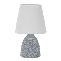 Светильник настольный декоративный под лампу Е14 40W Механический выключатель Темно-серый UML-B301 E14 DARK GREY Uniel UL-00010750