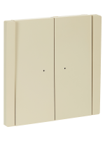 FORTE&PIANO Выключатель 2-клавишный проходной с индикацией 10А FP408 ваниль IEK FP-V22-1-10-1-K10