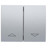 Лицевая панель Legrand Galea Life выключателя жалюзи алюминий 771314