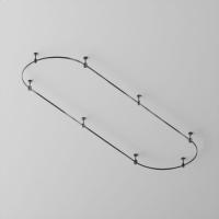 Основание Short для трековых светильников Maytoni Technical Flarity TFC-Flar-S01-B