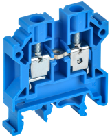 Колодка клеммная CTS 6мм2 синяя IEK YCT10-00-K07-006