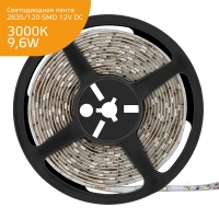 Светодиодная лента Gauss 9.6W/m 120LED/m 2835SMD теплый белый 5M 355000110